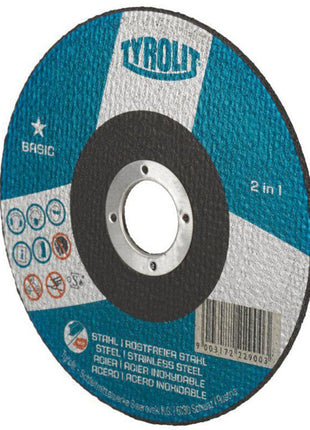 Disco de corte Tyrolit BASIC (8000757603) D178x1,6mm orificio recto 22,23 mm