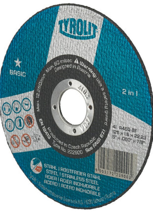 Disco de corte Tyrolit BASIC (8000756464) D230x3mm orificio recto 22,23 mm