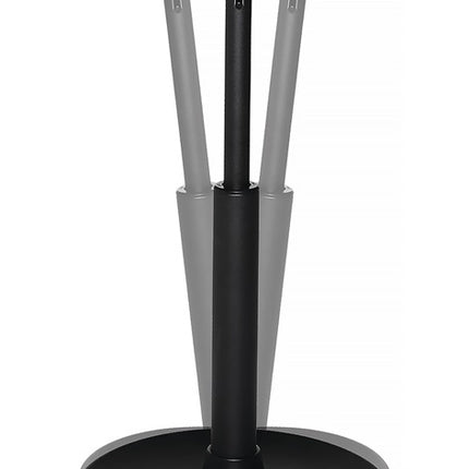 Topstar Stehhilfe ( 9000454321 ) Kunstleder Stahlrohr schwarz