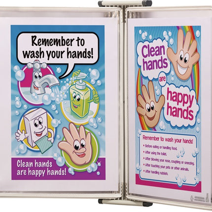 Tarifold Wandhalter ( 9000492070 ) 10 Sichttafeln lackiertf.A4