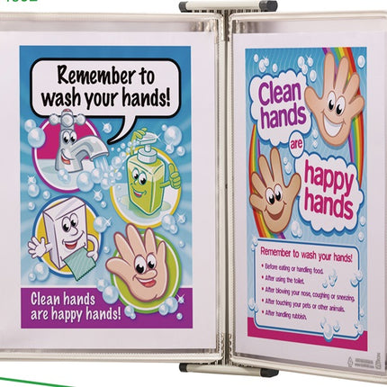 Tarifold Wandhalter ( 9000492070 ) 10 Sichttafeln lackiertf.A4