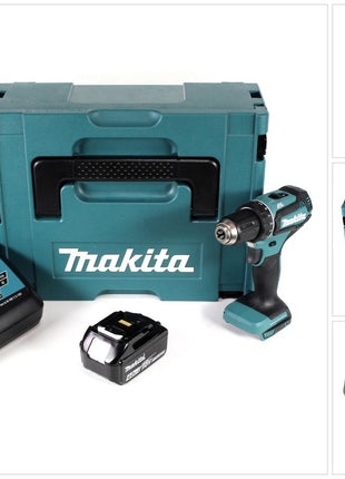 Makita DDF 485 RM1J Akku Bohrschrauber 18V 50Nm im Makpac + 1x 4,0 Ah Akku + Ladegerät - Toolbrothers