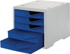 Caja de almacenamiento de poliestireno (9000493474) 5 cajones gris/azul