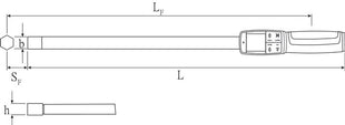 Llave angular/dinamométrica Stahlwille 714/1 (8000332362) 1 - 10 Nm