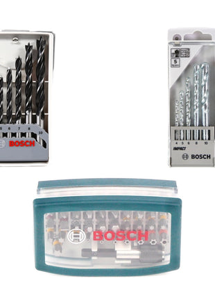 Bosch Professional GSB 18V-21 Akku Schlagbohrschrauber 18V 55Nm + 1x Akku ProCORE 4,0Ah + Bit- und Bohrer-Set - Toolbrothers