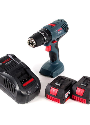 Bosch Professional GSB 18V-21 Akku Schlagbohrschrauber 18V 55Nm + 2x Akku 6,0Ah + Schnellladegerät - Toolbrothers