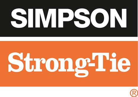 Simpson Strong TIE Stützenfuß PPD ( 3000257505 ) 120 x 90 x 126 x 5 mm Loch-Ø 5,0 + 13,5 mm 250 mm