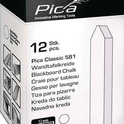 Pica Tafelkreide Classic ( 4000871432 ) weiß