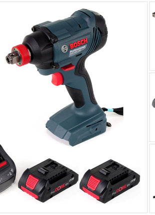 Bosch GDX 18 V-180 Li-Ion Akku Drehschlagschrauber + 2 x 4,0 Ah ProCore Akku + Ladegerät - Toolbrothers