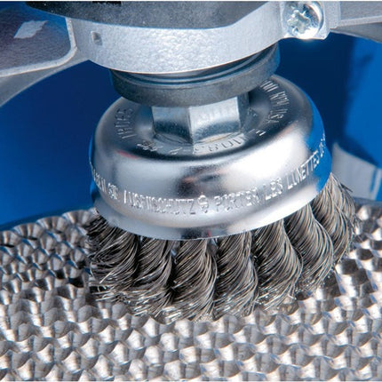 PFERD Topfbürste POS TBG ST ( 8000435481 ) Ø 65 mm M14 Drahtstärke 0,35 mm