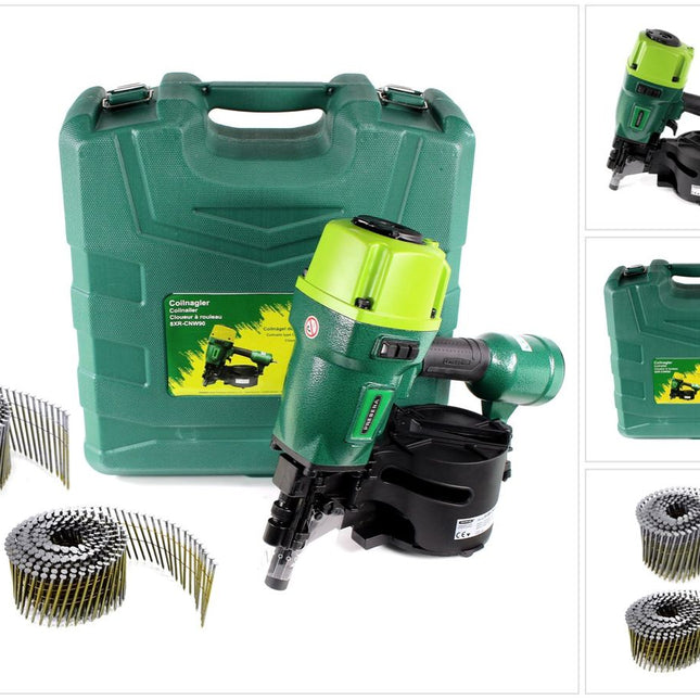 Prebena 8XR-CNW90 Coilnagler Druckluftnagler Transportkoffer mit 10800 Coilnägeln - Toolbrothers