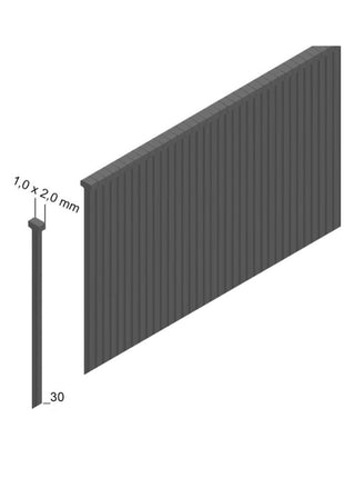 Prebena PKT-2-J50SD-S Luftdruck Kartuschen - Druckluftnagler 3,5-10 bar im Transportkoffer + 5000x Stauchkopfnägel Brads 30mm - aus verzinktem Stahl, geharzt - Toolbrothers