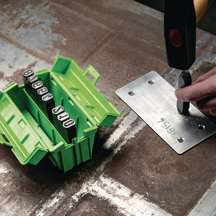 Kukko Schlagzahlensatz 330 ( 8000458600 ) 9-teilig Zahlen 0 - 9