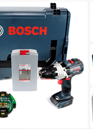 Bosch GSR 18 V-85 C Akku Bohrschrauber 18V 110Nm Solo in L-Boxx mit GCY 30-4 Connectivity Modul + 25 tlg. Spiralbohrer Set - Toolbrothers