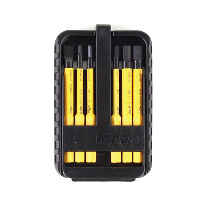 Wiha Power slimBit electric Bit Set Schlitz Sechskant 6-tlg. ( 44107 ) - Toolbrothers