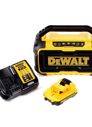 DeWalt DCR 011 Akku Bluetooth Lautsprecher 10,8-18V + 1x Akku 2,0Ah + Ladegerät - Toolbrothers