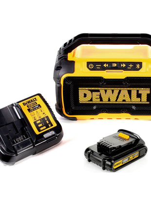 DeWalt DCR 011 Akku Bluetooth Lautsprecher 10,8-18V + 1x Akku 1,5 Ah + Ladegerät - Toolbrothers