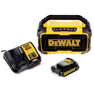 DeWalt DCR 011 Akku Bluetooth Lautsprecher 10,8-18V + 1x Akku 1,5 Ah + Ladegerät