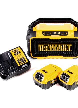 DeWalt DCR 011 Akku Bluetooth Lautsprecher 10,8-18V + 2x Akku 4,0Ah + Ladegerät - Toolbrothers