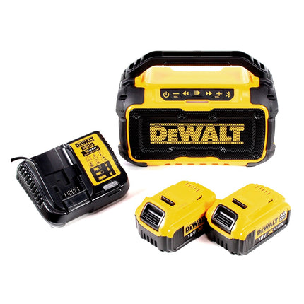 DeWalt DCR 011 Akku Bluetooth Lautsprecher 10,8-18V + 2x Akku 4,0Ah + Ladegerät - Toolbrothers