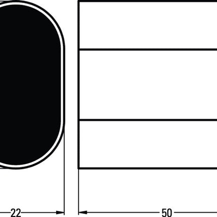 Hermeta Wandtürpuffer 4700 / 4702 / 4704 ( 3000283377 ) Aluminium schwarz eloxiert
