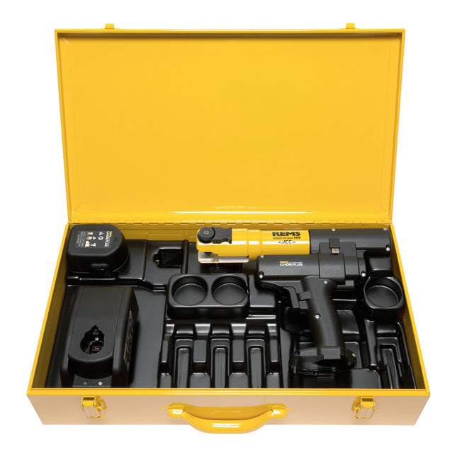 Rems Mini-Press 14 V ACC Akku Radialpresse 22 kN 40 mm ( 578012 R220 ) + 1x Akku 2,5 Ah + Schnellladegerät + Koffer