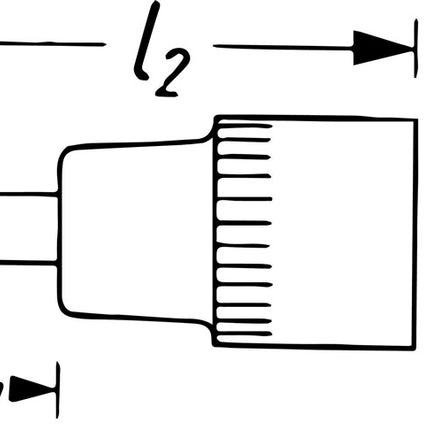 Hazet Steckschlüsseleinsatz 8801K ( 8000466485 ) 3/8 ″ 6-kant Länge 43,5 mm