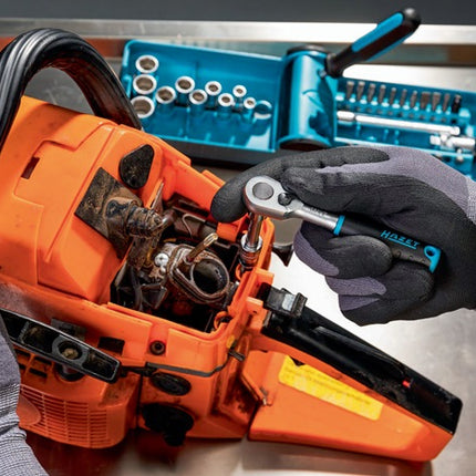 Hazet Steckschlüsselsatz 856-1HP ( 8000753595 ) 38-teilig 1/4 ″ Anzahl Zähne 90 6-Kant