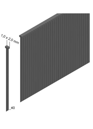 Prebena 2P-J50SDS Luftdruck Druckluftnagler 5-7 bar im Transportkoffer + Prebena Stauchkopfnägel Brads 40 mm 5000 Stück - aus verzinktem Stahl, geharzt - Toolbrothers