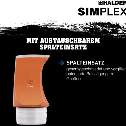 Halder Spalthammer SIMPLEX ( 4000815572 ) 4100 g Stiellänge 850 mm