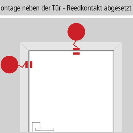 GFS Überwachungsgerät Dexcon ( 3000250890 ) ohne Voralarm Kunststoff rot
