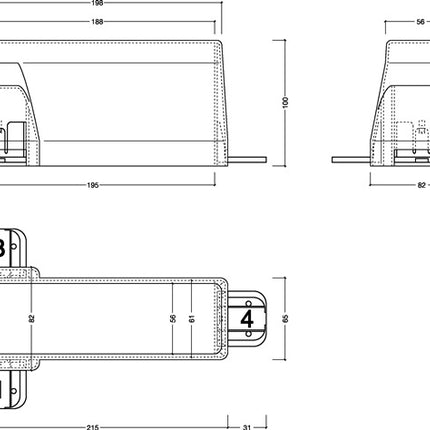 GFS Fluchttürhaube Typ K ( 3000250552 ) Sicherung von Türdrückern
