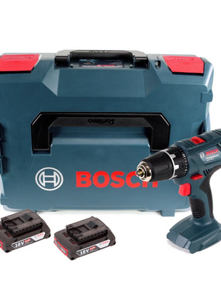 Bosch Professional GSR 18V-21 Akku Bohrschrauber 18V 55Nm + 2x Akku 2,0Ah + L-Boxx - ohne Ladegerät - Toolbrothers