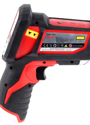 Milwaukee C12 LTGH Laser Messgerät 12 V Laser Gun Thermometer Wärmebildkamera Solo im Koffer - ohne Akku, ohne Ladegerät - Toolbrothers