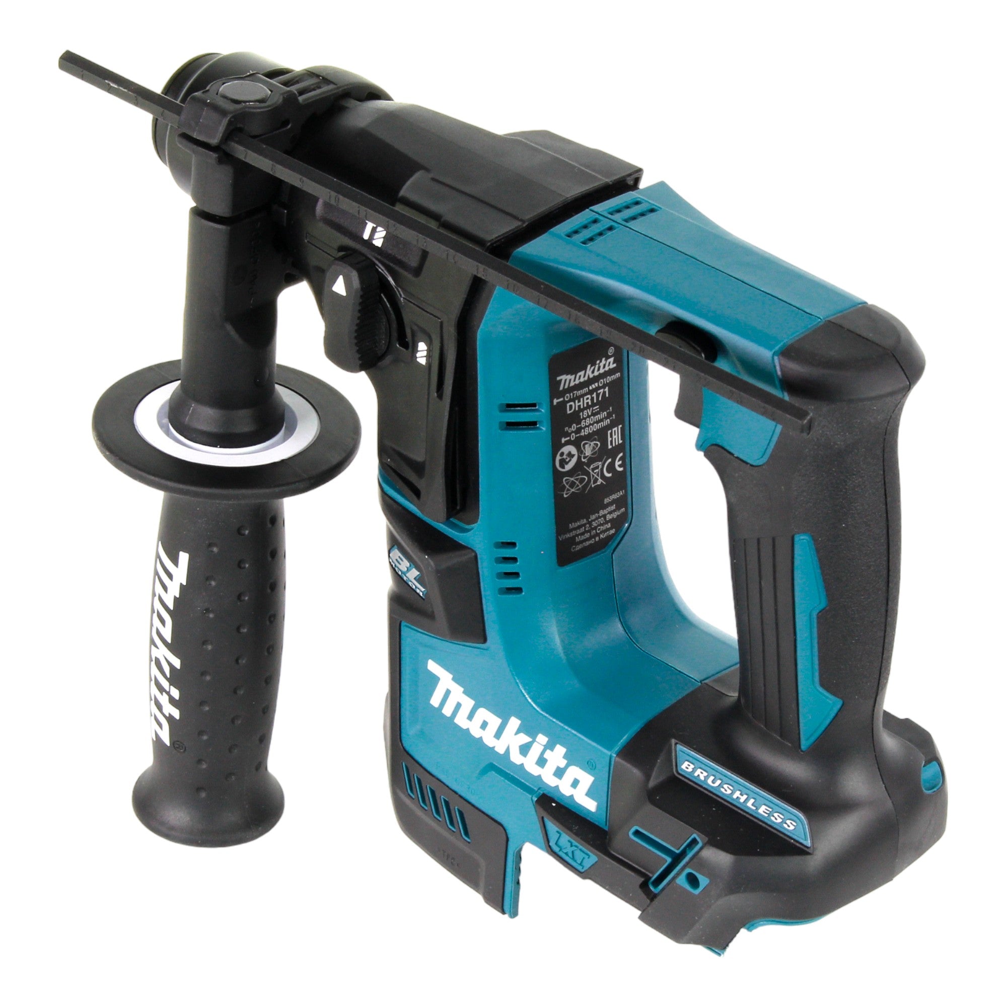 Makita DHR 171 RMX3 Akku Bohrhammer 18 V 1 2 J SDS Plus Brushless 2x Akku 4 0 Ah Ladegeraet 65 tlg Zubehoer Set Koffer 4 - toolbrothers