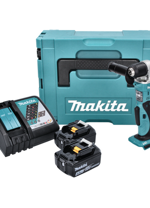 Makita DDA 351 RMJ Akku Winkelbohrmaschine 18 V 13,5 Nm + 2x Akku 4,0 Ah + Ladegerät + Makpac - Toolbrothers