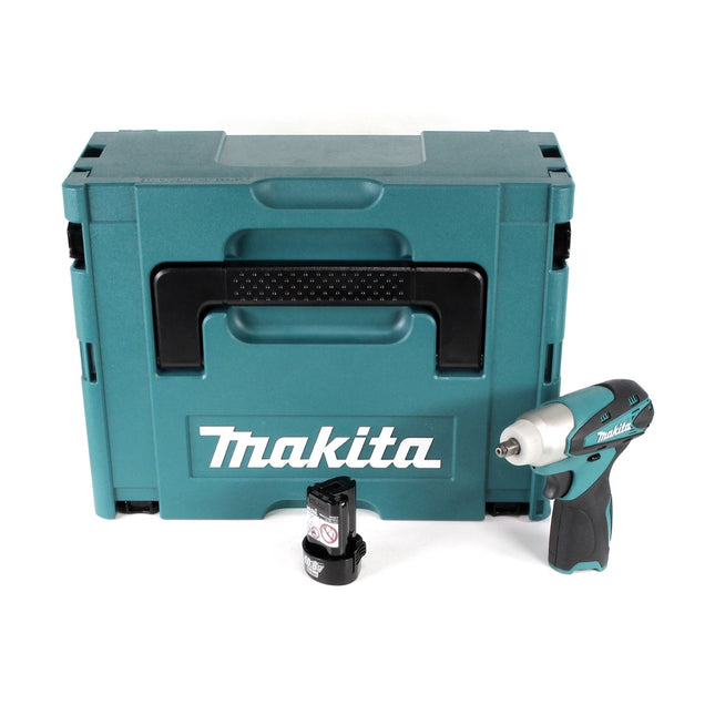Makita TW 100 DE1J Akku Schlagschrauber 10,8 V 3/8" im Makpac + 1 x BL1013 1,3 Ah Akku - ohne Ladegerät - Toolbrothers