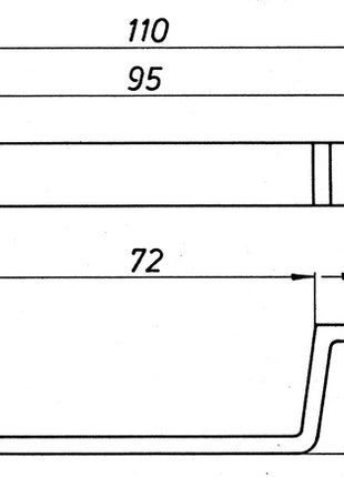 DENI Handgriff ( 3000259217 ) Länge 170 mm Breite 25 mm Anzahl Löcher 4