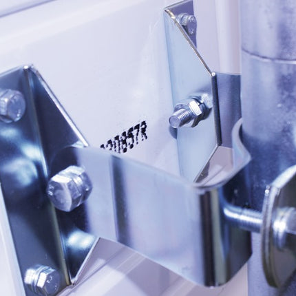 Dancop Verkehrsspiegel ( 9000490231 ) H600xB800mm Kunststoff, rot/weiß 22 m