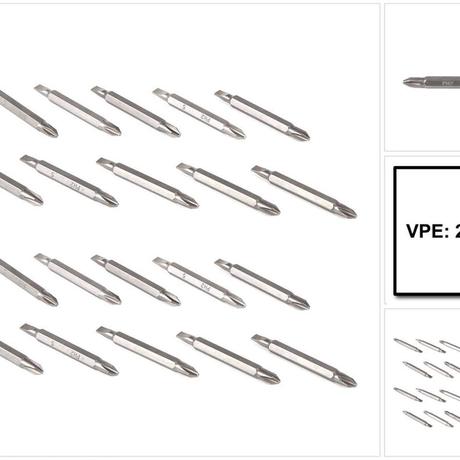 Makita Bit Set PH2 65 mm 20 Stück - Toolbrothers