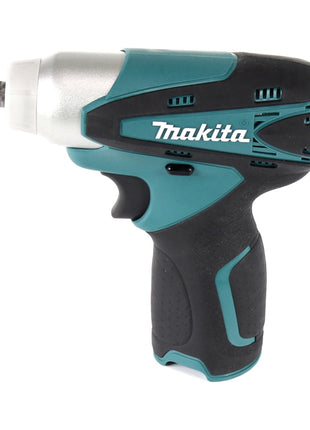 Makita TW 100 DWE Akku Schlagschrauber 10,8 V 3/8" + 2 x BL 1013 1,3 Ah Akku + DC 10 WA Ladegerät + 9 tlg. 3/8" Steckschlüsselset - Toolbrothers