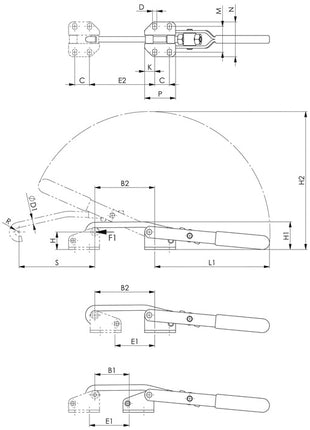 AMF Verschlussspanner Nr. 6847 ( 4000833522 ) Größe 5