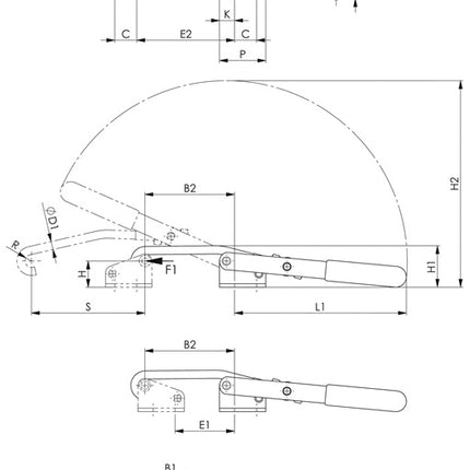 AMF Verschlussspanner Nr. 6847 ( 4000833522 ) Größe 5