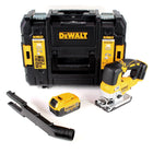 Sierra de calar pendular a batería DeWalt DCS 334 NT 18V sin escobillas + 1x batería 4.0Ah + TSTAK - sin cargador