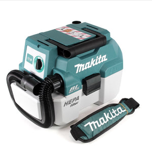 Makita DVC 750 LZX1 Akku Staubsauger Nass und Trockensauger 18 V tragbar - ohne Zubehör, ohne Akku, ohne Ladegerät