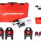 Rothenberger ROMAX AC ECO Set SV 230 V Pressmaschine für Netzbetrieb im Transportkoffer + 3 x Pressbacken ( 15740 ) - Toolbrothers