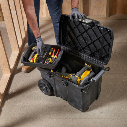 Stanley Montagebox ( 8002733296 ) fahrbar B610xT420xH400 mm ausziehbarer Teleskopgriff