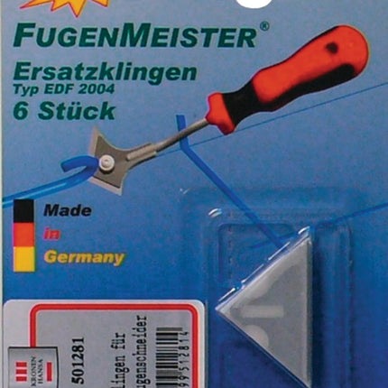 Ersatzmesser Fugenmeister Delta ( 4300000832 ) 6 Stück auf SB-Karte