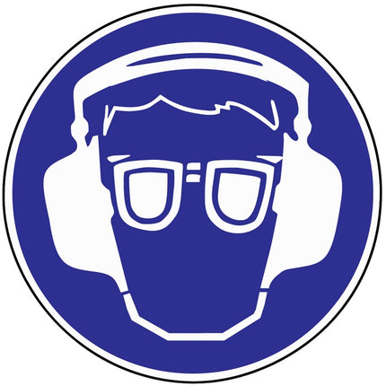 Gebotszeichen ( 3000277512 ) Gehör-/Augenschutz benutzen