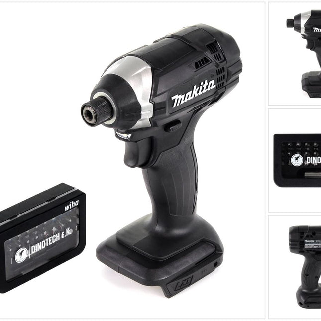 Makita DTD 152 Z B 18 V Li-Ion Akku Schlagschrauber 1/4" Sonderausgabe in schwarz + Wiha Bit Set 31 tlg. Bitbox - ohne Akku, ohne Ladegerät, ohne Koffer - Toolbrothers